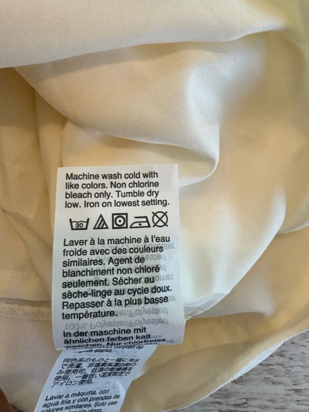 NWT J. Crew Ivory Cream Scalloped-Hem Spaghetti Strap Camisole 6